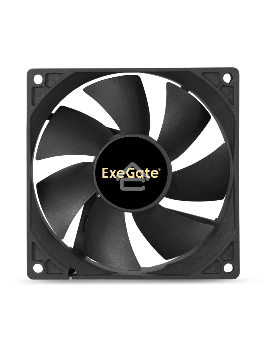 Вентилятор для корпуса ExeGate E09225H4P-PWM черный, 92 мм, 2000 об/мин, 26 дБ, 4 pin