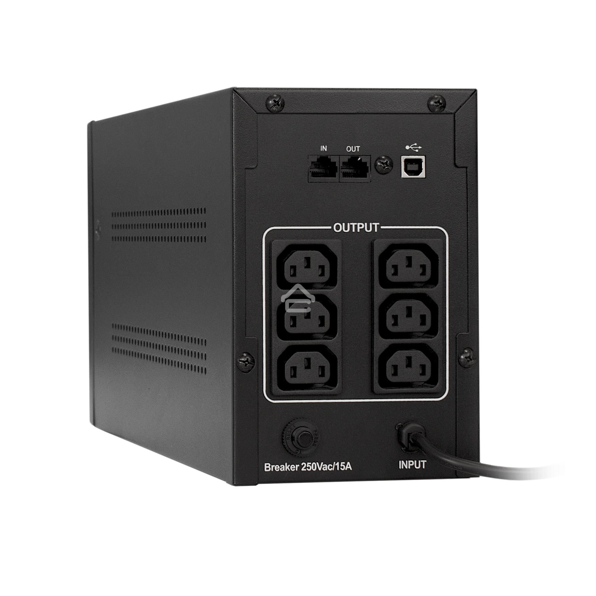 Источник бесперебойного питания ExeGate EP285480RUS SpecialPro UNB-1000.LED.AVR.C13.RJ.USB 1000VA/650W, LED, AVR, 6*IEC-C13, RJ45/11, USB, черный