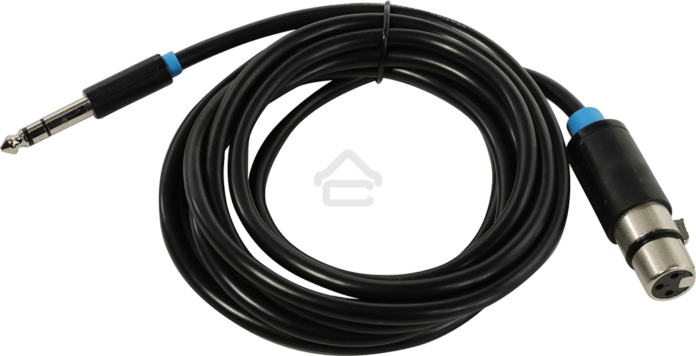 Кабель Vention аудио Jack 6.5 M/XLR F - 3м