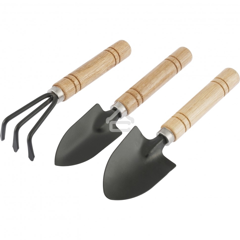 Набор по уходу за комнатными растениями Palisad деревянные рукоятки, 3 предмета