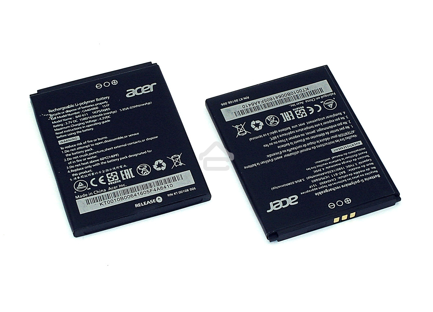 Аккумуляторная батарея BAT-611 для Acer Liquid Z4, 1250mAh, 3.7V