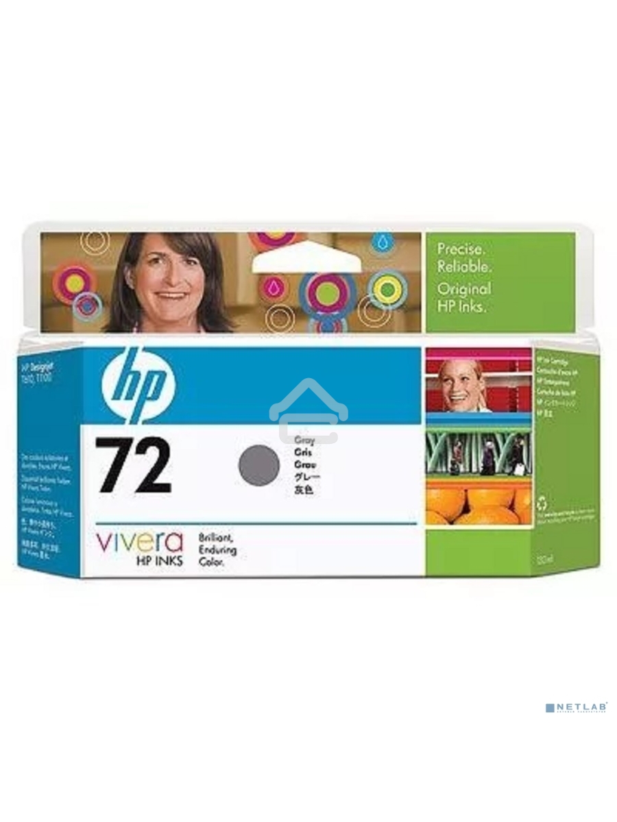 Картридж струйный HP №72 C9374A серый для HP DJ T1100/T610 (130мл)