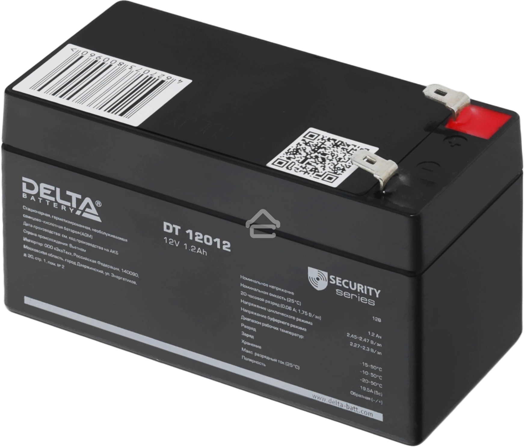 Батарея Delta DT 12012 (12V, 1.2Ah)