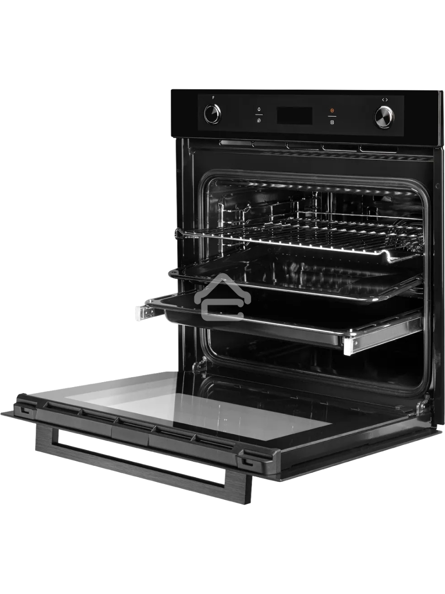 Встраиваемый духовой шкаф Kuppersberg HM 639 Black 60 см, 70 л, 9 режимов, гидролизная очистка, черный