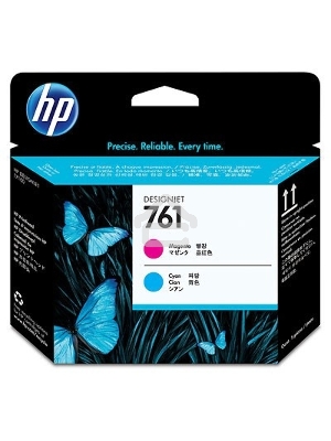 Картридж струйный HP 761 CH646A пурпурный/голубой печатающая головка для HP DJ T7100