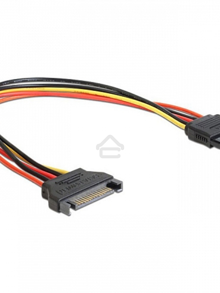 Удлинитель кабеля питания SATA Cablexpert CC-SATAMF-02, 15pin(M)/15pin(F), 50см
