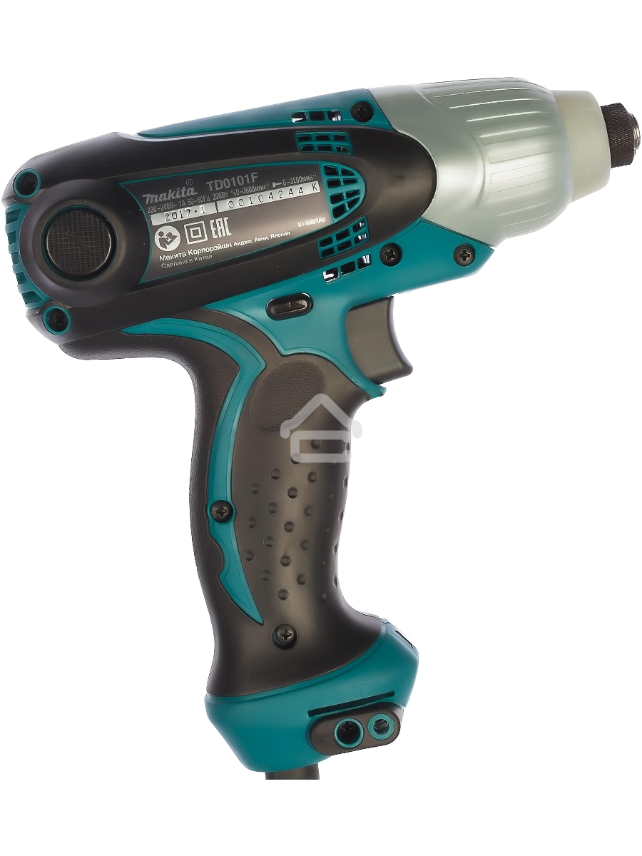 Дрель-шуруповерт Makita TD0101F, Сетевой, 230Вт, Ударный