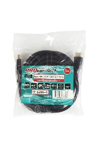 Кабель Proconnect Шнур HDMI - HDMI gold 5М с фильтрами (PE bag)