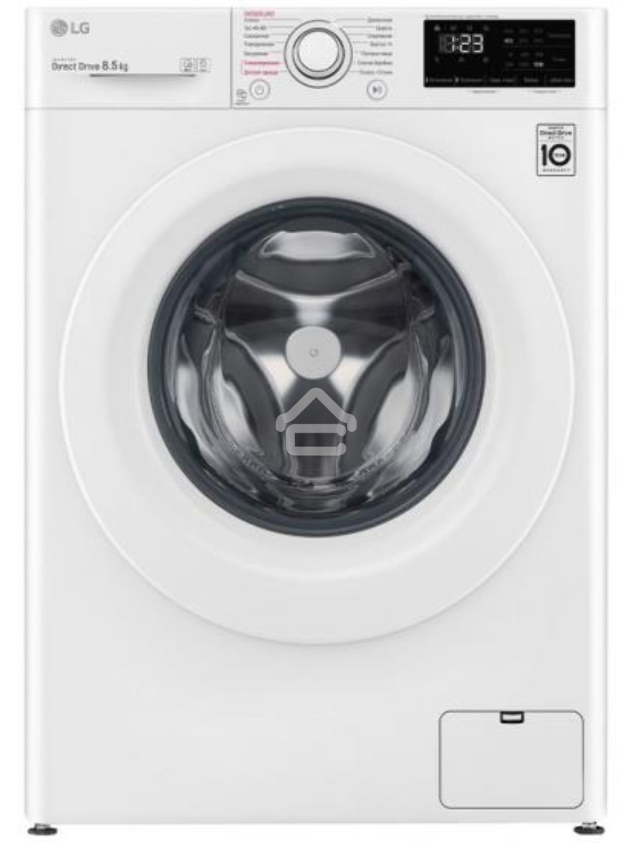 Стиральная машина LG F2V3GS3W белый, загрузка фронтальная 8,5 кг, 1200 об/мин., класс: А