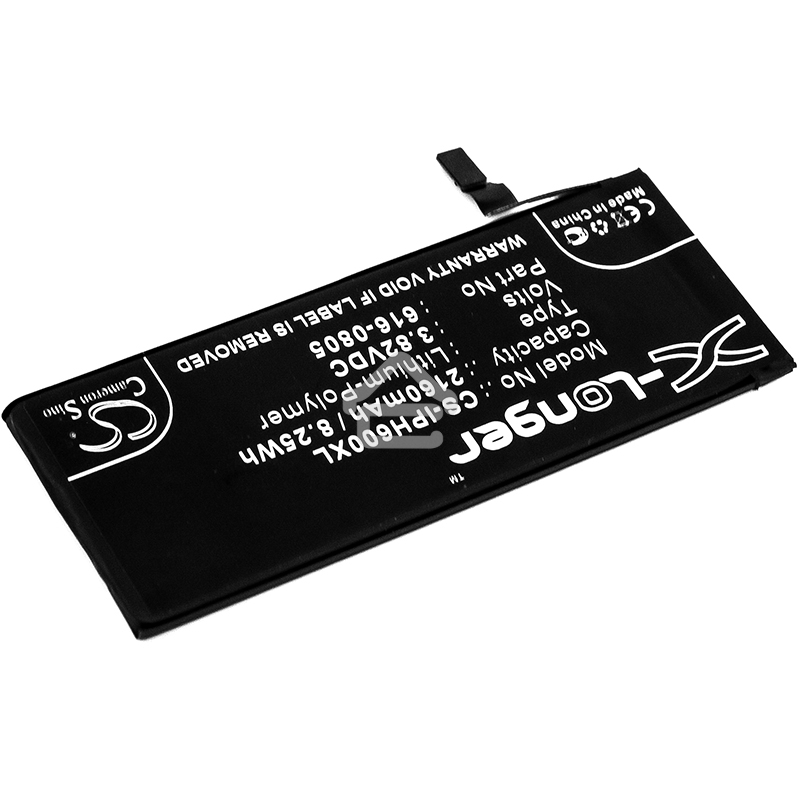 Аккумулятор CameronSino CS-IPH600XL для iPhone 6 3.82V / 2160mAh / 8.25Wh