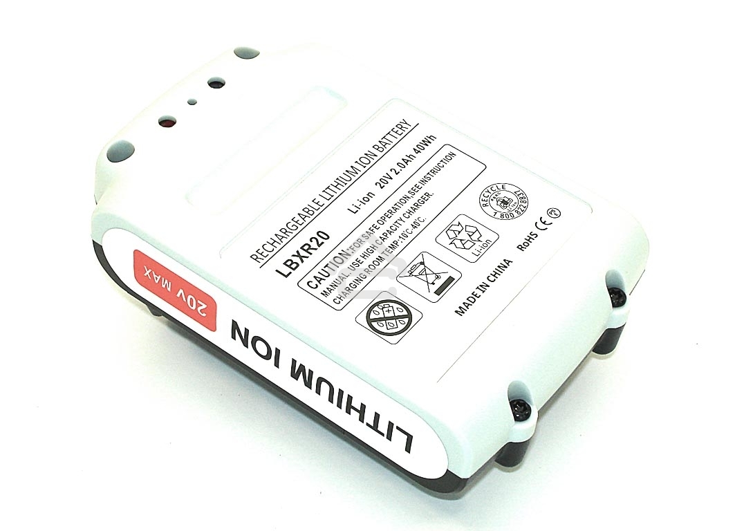 Аккумулятор для Black & Decker (p/n: LB20, LBX20, LBXR20 SL186K, ASL188K, BDCDMT12) 20V 2Ah Li-ion