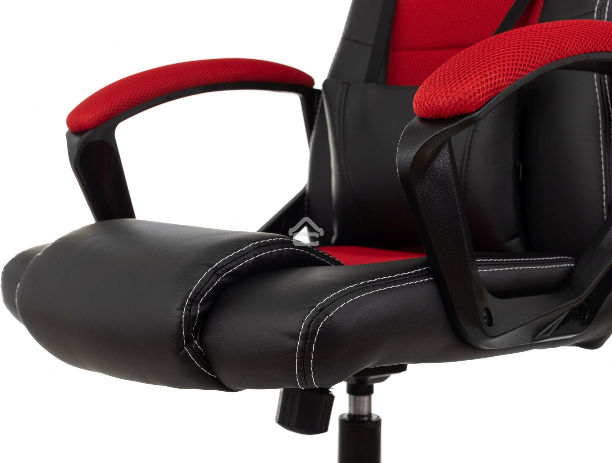 Кресло игровое Бюрократ Zombie Arena черный/красный