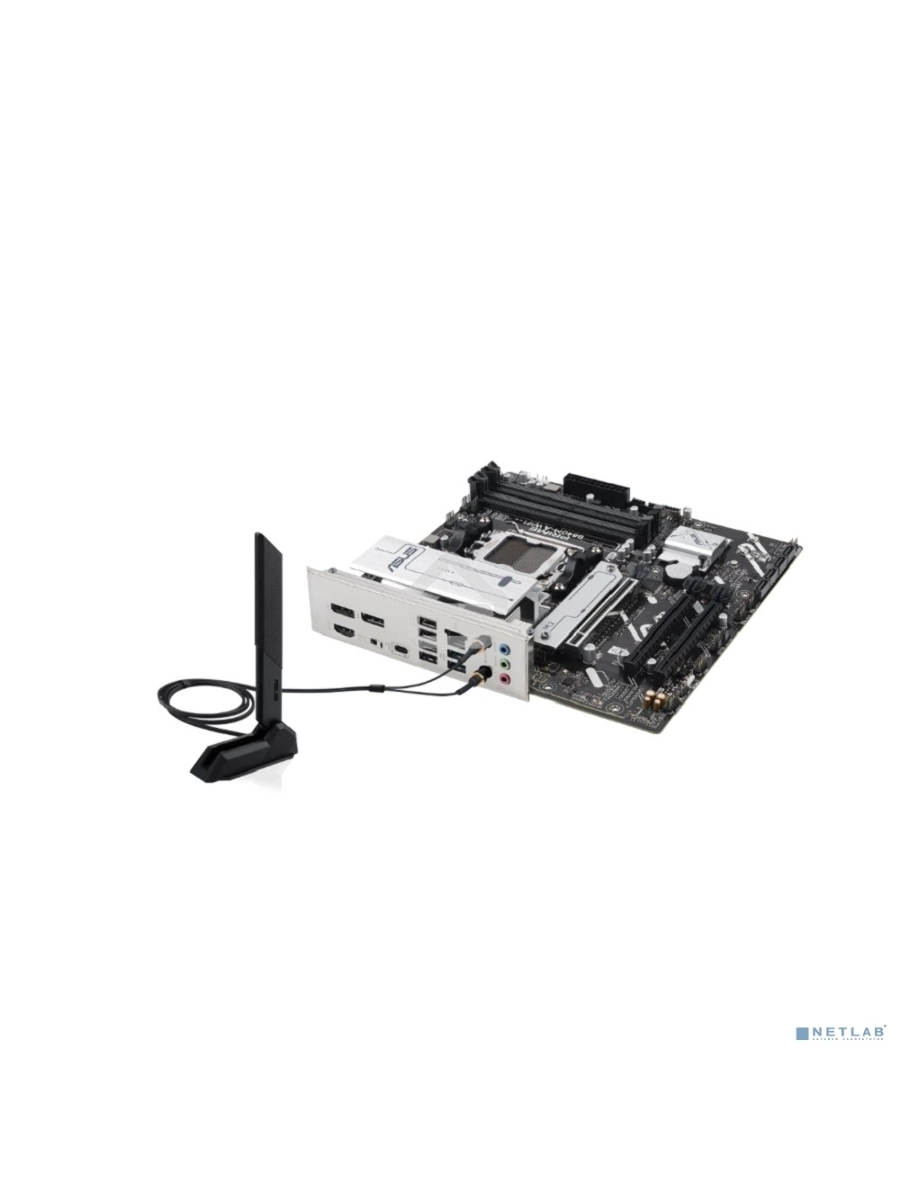Материнская плата ASUS PRIME B840M-A WIFI, AM5, AMD B840, 4xDDR5, 4xSATA III, 3xM.2, 1xPCIe 4.0 x16, 2xPCIe 3.0 x16 (x1), 2xDP, 1xHDMI, 1x 2.5Gb LAN, Wi-Fi 6E, 2xUSB-A 10Gbps, 1xUSB-C 5Gbps, 4xUSB-A 2.0, 3x3.5 мм, 7.1, micro-ATX