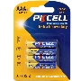 Солевой элемент питания PKCELL R03P-4B тип - AAА 4 шт в блистере