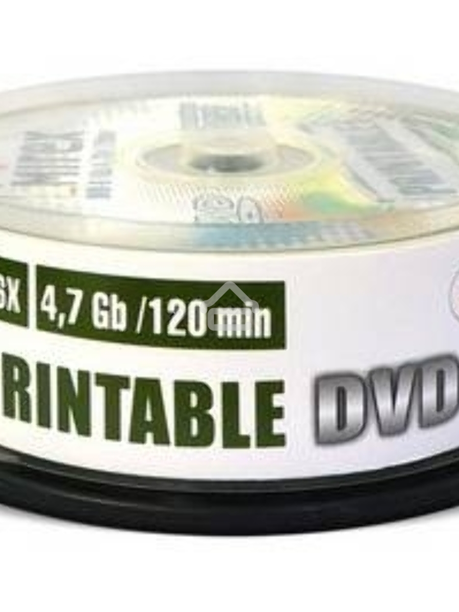 Диск DVD-R Mirex 4.7 Gb, 16x, Cake Box (25), Ink Printable (25/300)