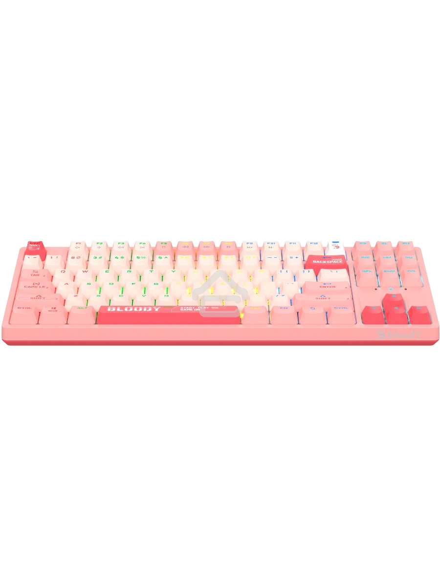 Клавиатура A4Tech Bloody S87 Energy (S87 USB ENERGY PINK) проводная USB розовый