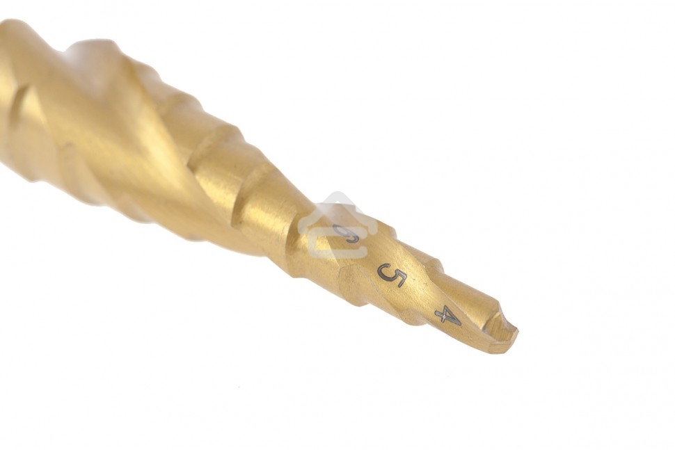 Сверло Matrix ступенчатое,4-5-6-7-8-9-10-11-12 мм, HSS, спиральный проф.