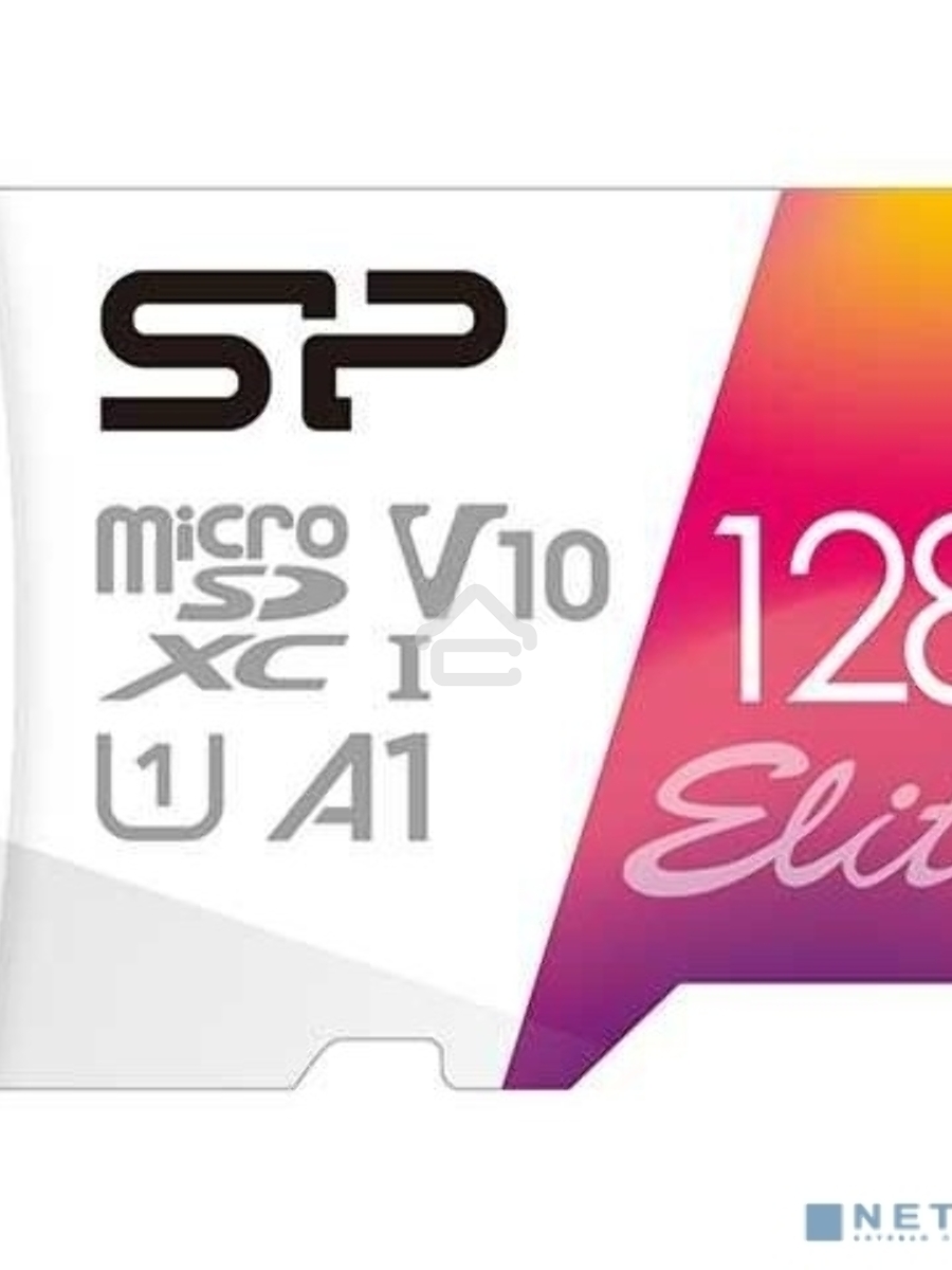 Флеш карта microSD 128GB Silicon Power Elite A1 microSDXC Class 10 UHS-I U3 100 Mb/s (SD адаптер)