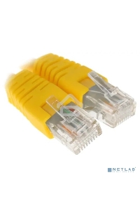 Патч-корд UTP Cablexpert кат.6, 0.25м, литой, многожильный (жёлтый)