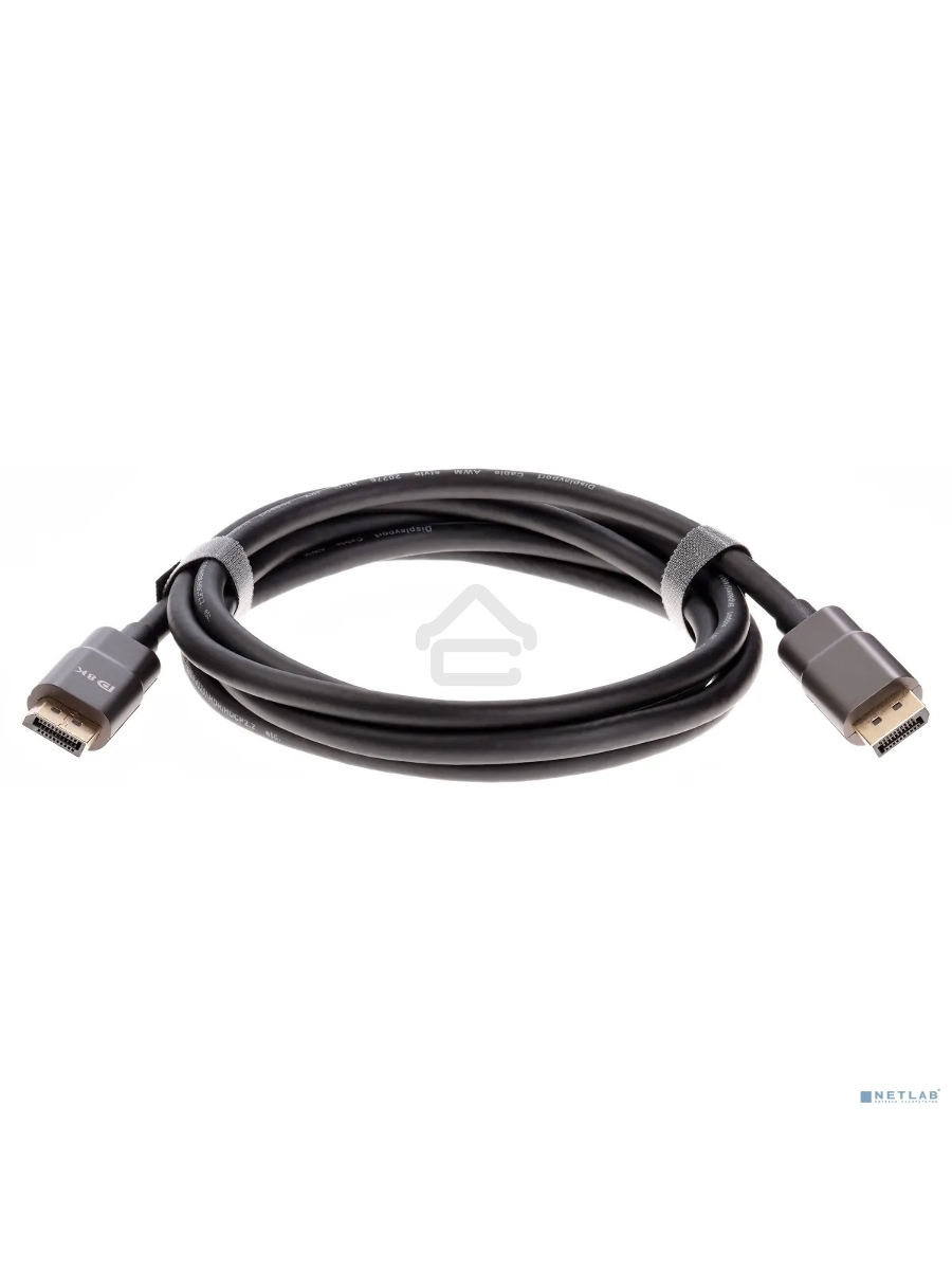 Кабель соединительный DISPLAY PORT v1.4, 8K@60Hz, 2m Aopen/Qust<ACG633-2M>