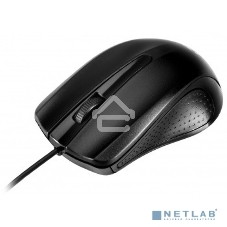 Мышь проводная Oklick 225M черный, 1200 dpi, USB, кнопки - 3