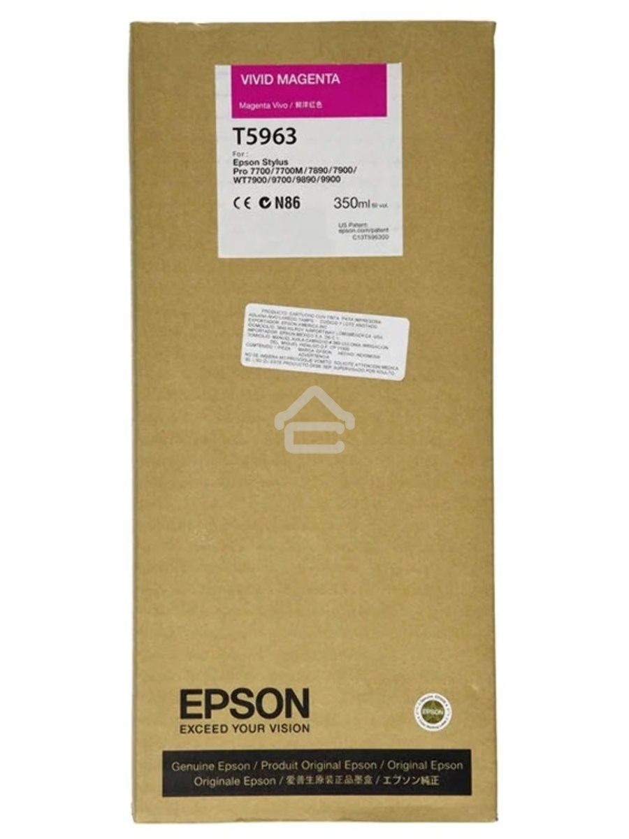 Картридж струйный Epson C13T596300 пурпурный для Epson St Pro 7900/9900 (350мл)