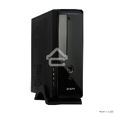 Компьютерный корпус ExeGate EX268701RUS MiniITX ExeGate MI-209 Black, miniITX/mATX, (M450, 80мм), 2*USB, Audio