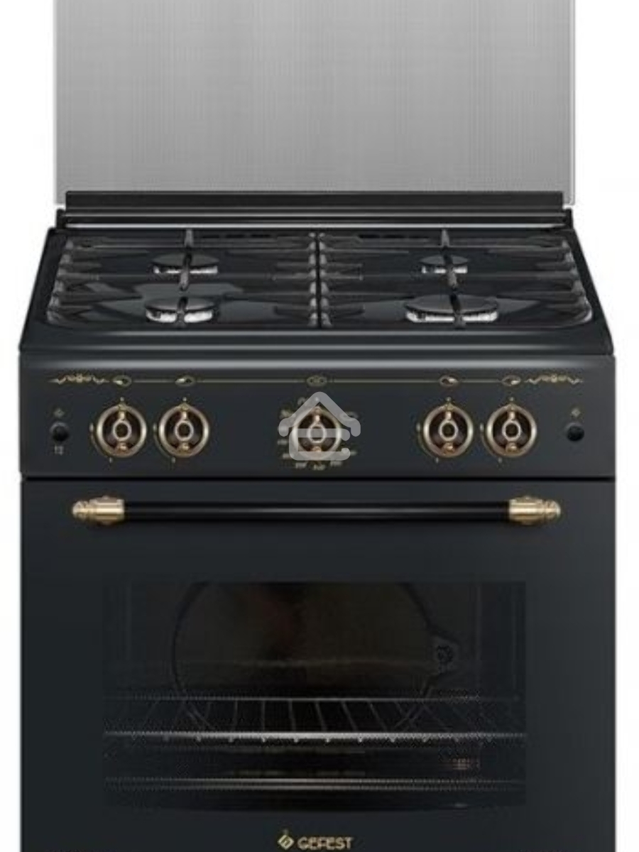 Плита газовая Gefest ПГ 6100-02 0187 черный, конфорок 4 шт, духовка 52 л, 60 см x 85 см x 60 см