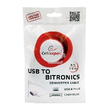 Переходник Gembird Конвертер Bitronics ->USB порт CUM-360, C36M/USBAM, 1.8м, блистер CUM-360