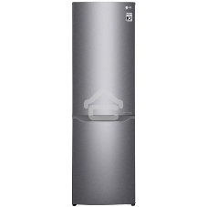 Холодильник LG GA-B419SDJL серый двухкамерный 223/79л морозилка снизу, No Frost