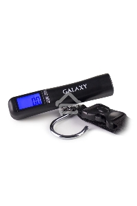Безмен электронный Galaxy GL 2830, черный, максимальный вес 40 кг, сверхточная сенсорная система датчиков, ЖК-дисплей с подсветкой, цена деления 10 г, функция обнуления массы тары, автомат. отключение, индикатор перегрузки, индикация низкого уровня заряда
