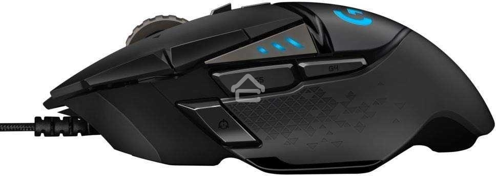 Мышь проводная Logitech G502 HERO черный, 25600 dpi, USB, кнопки - 11