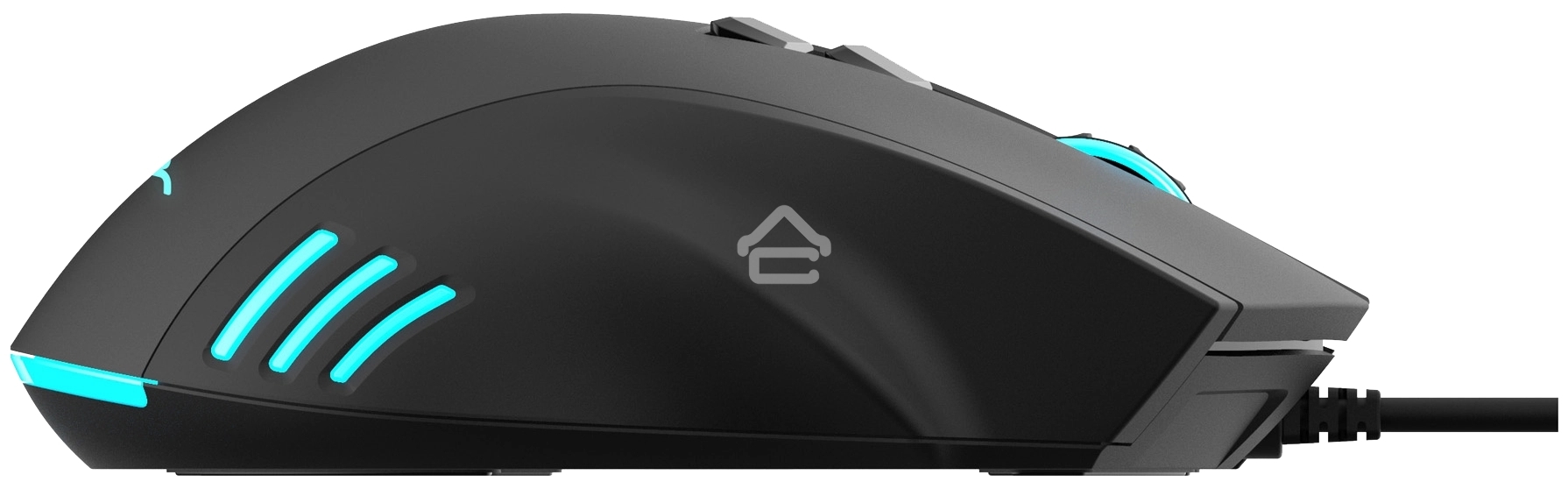 Мышь проводная Acer OMW150 черный, 4800 dpi, USB, кнопки - 8