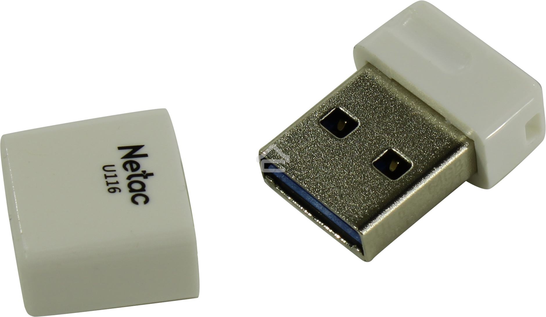 Флешка USB Netac U116 (NT03U116N-008G-20WH), 8Gb, USB 2.0, R/W 70/30, белый