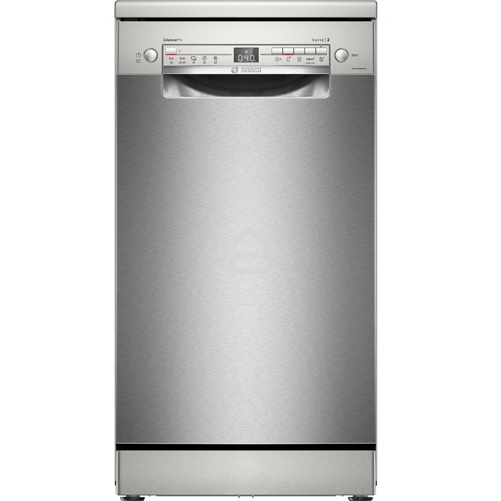 Посудомоечная машина Bosch SPS2HMI54Q, серебристая, 45 см, 10 компл., 43 дБ, класс A+