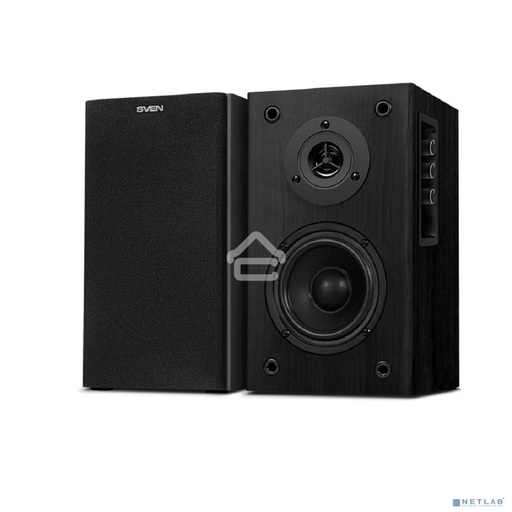 Колонки Sven SPS-614 2.0 (2x20W, Bluetooth, дерево, black)