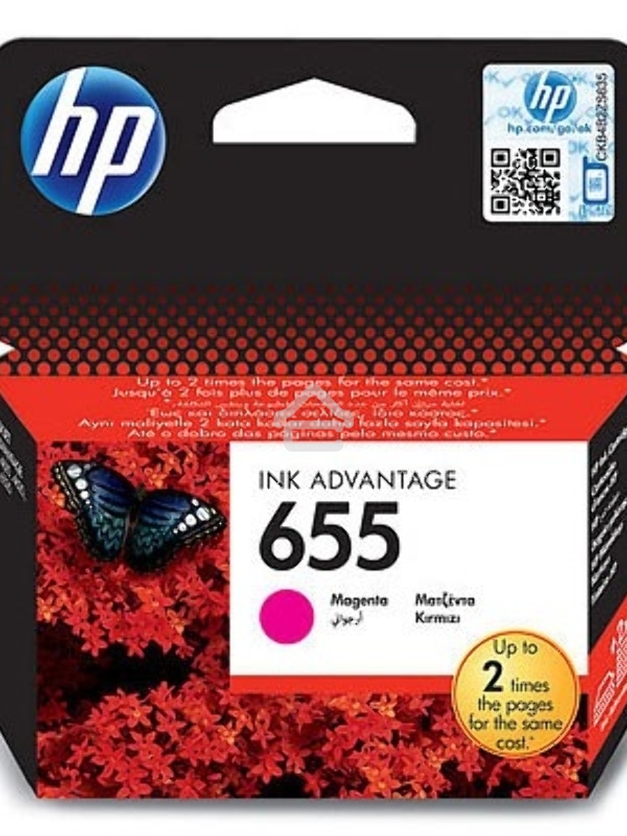 Картридж струйный HP 655 CZ111AE пурпурный для HP DJ IA 3525/4615/4625/5525/6525 (600стр.)