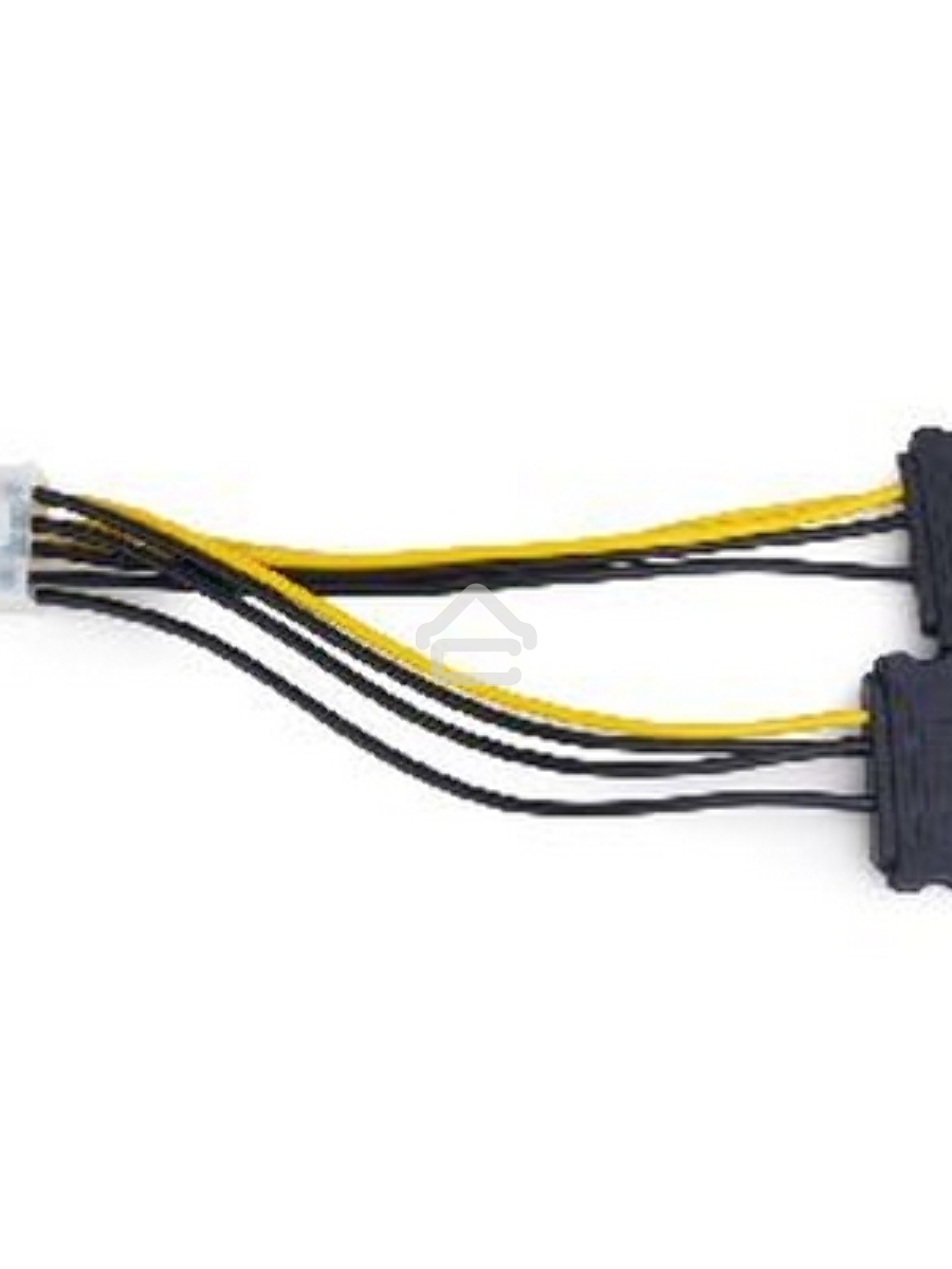 Разветвитель питания Cablexpert CC-PSU-83, 2xSATA->PCI-Express 8pin, для подключения в/к PCI-Е (8pin) к б/п ATX