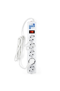 Сетевой фильтр Powercube SPG-B-6-WHITE 1.9м (5 розеток) белый (коробка)