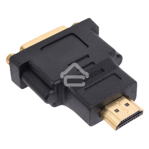 Переходник Gembird Переходник HDMI-DVI 19M/25F, золотые разъемы, пакет(A-HDMI-DVI-3)