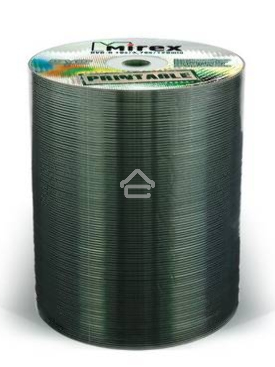 Диск DVD-R Mirex 4.7 Gb, 16x, Shrink (100 шт.), Ink Printable (100/500)