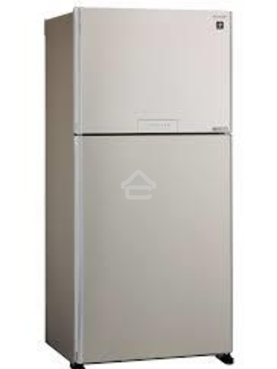 Холодильник Sharp SJ-XG60PMBE бежевый двухкамерный 422/178 л морозилка сверху, No Frost