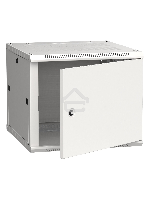 Шкаф коммутационный ITK (LWR3-09U66-MF) 9U 600x600мм пер.дв.металл 2 бок.пан. 90кг серый 200град. 600мм сталь