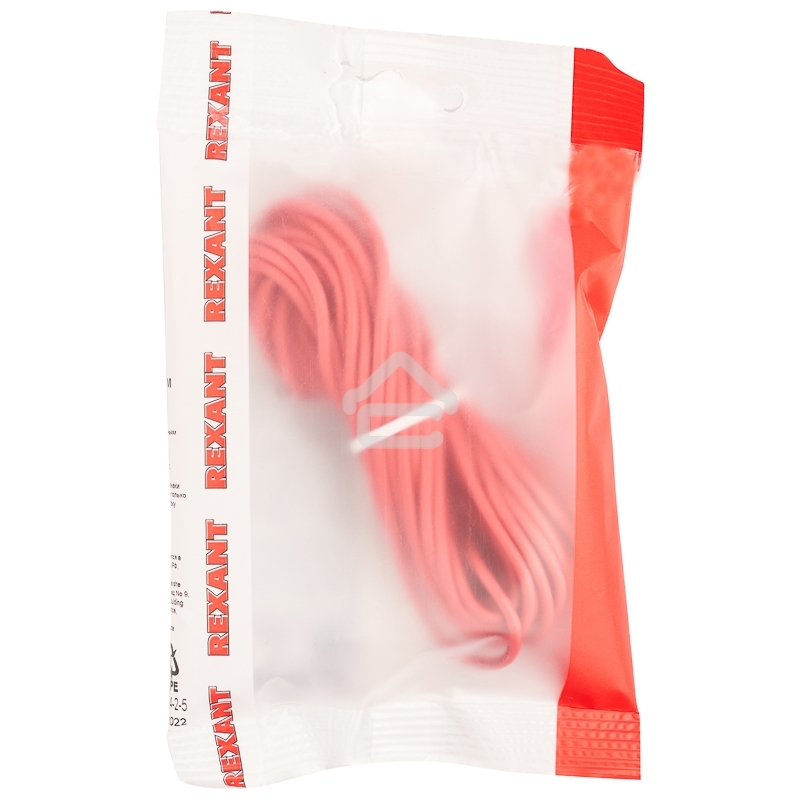 Провод автомобильный ПГВА/ПВАМ Rexant 1х1,00 мм, красный, мини-бухта 5 м