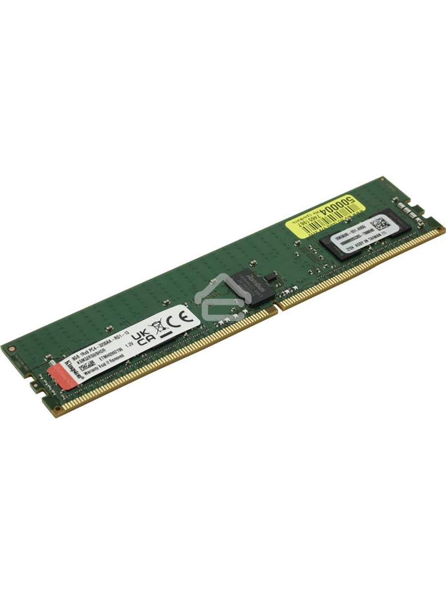 Оперативная память Kingston, DDR4, 8GB (1x8GB), 3200MHz, CL22, ECC, RDIMM