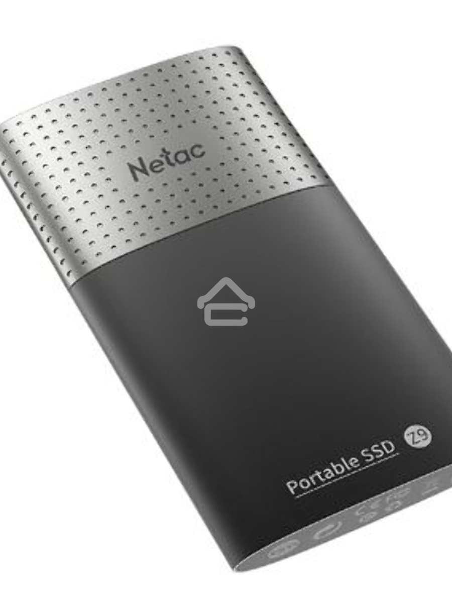 Внешний накопитель SSD Netac 500Gb Z9 <NT01Z9-500G-32BK> (USB3.2, up to 550/480MBs, 90х47.5х11.5mm, Aluminium+Plastic)