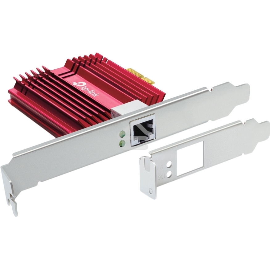Сетевой адаптер 10 Gigabit PCI-E network adapter, 1 PCI Express 3.0 X4 interface, 1 100/1000/10000Mbps Ethernet port, come with Low-Profile and Full-Height Brackets
