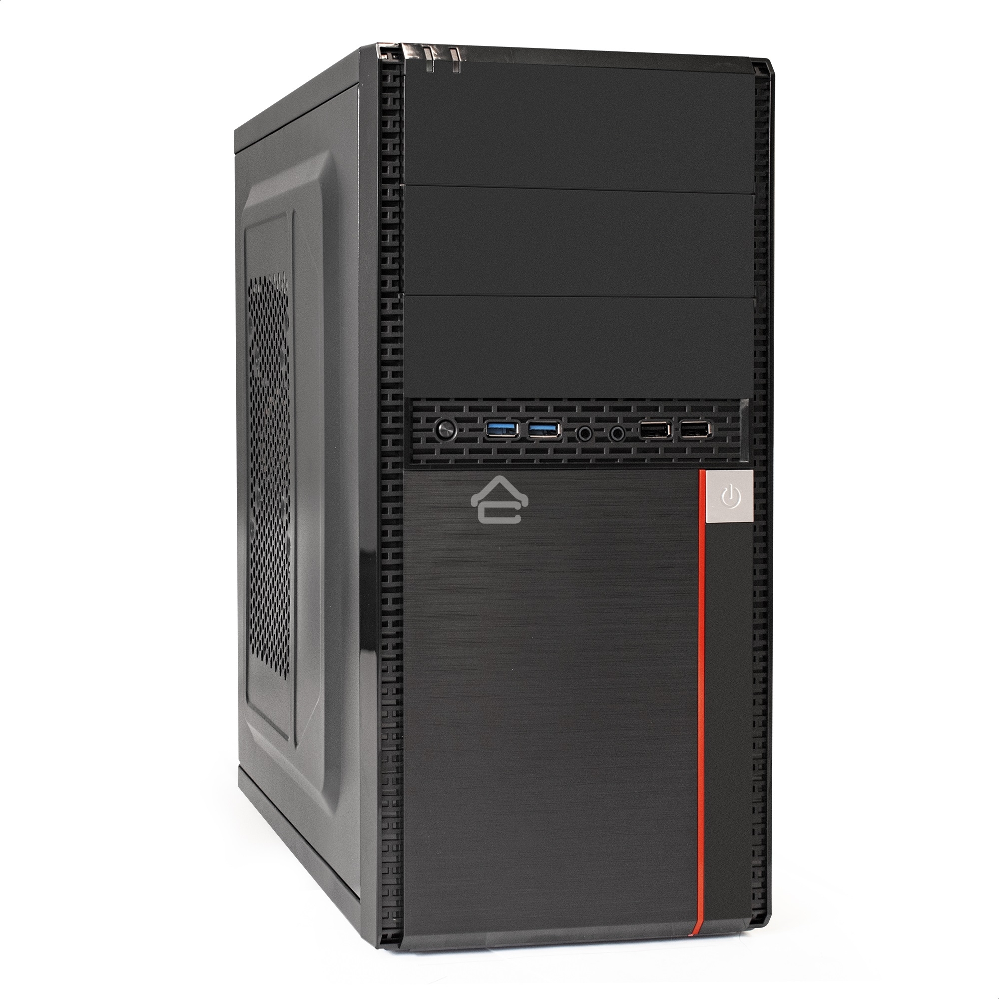 Компьютерный корпус Exegate EX284036RUS Minitower BA-204U Black, mATX, <AA450, 80mm>, 2*USB+2*USB3.0, Audio