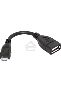Кабель-переходник Defender microUSB (M) - USB (F)  /для подкл. устр. USB Flash, HDD, мыши, и и т.д./ поддерж. режим OTG.