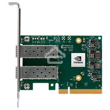 Сетевая карта ConnectX-6 Lx EN adapter card, 25GbE, Dual-port SFP28, PCIe 4.0 x8, No Crypto, Tall Bracket